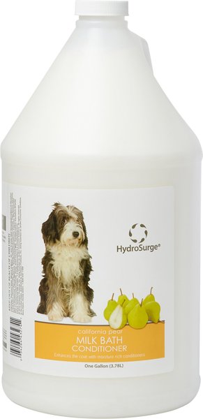 Hydrosurge Milk Bath California Pear Scent Dog Conditioner, 1-gal bottle slide 1 of 2