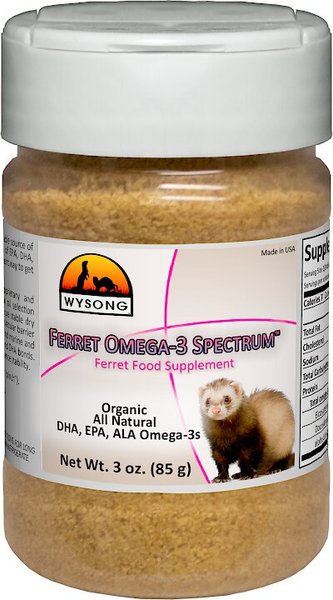 Wysong Ferret Omega-3 Spectrum Ferret Food Supplement, 3-oz bottle slide 1 of 2