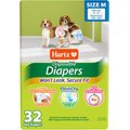 Hartz Disposable Male & Female Dog Diapers, Medium: 15 to 22-in waist, 32 count