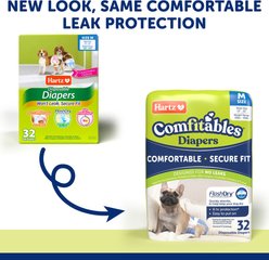 Hartz Disposable Male & Female Dog Diapers, Medium: 15 to 22-in waist, 32 count slide 2 of 8