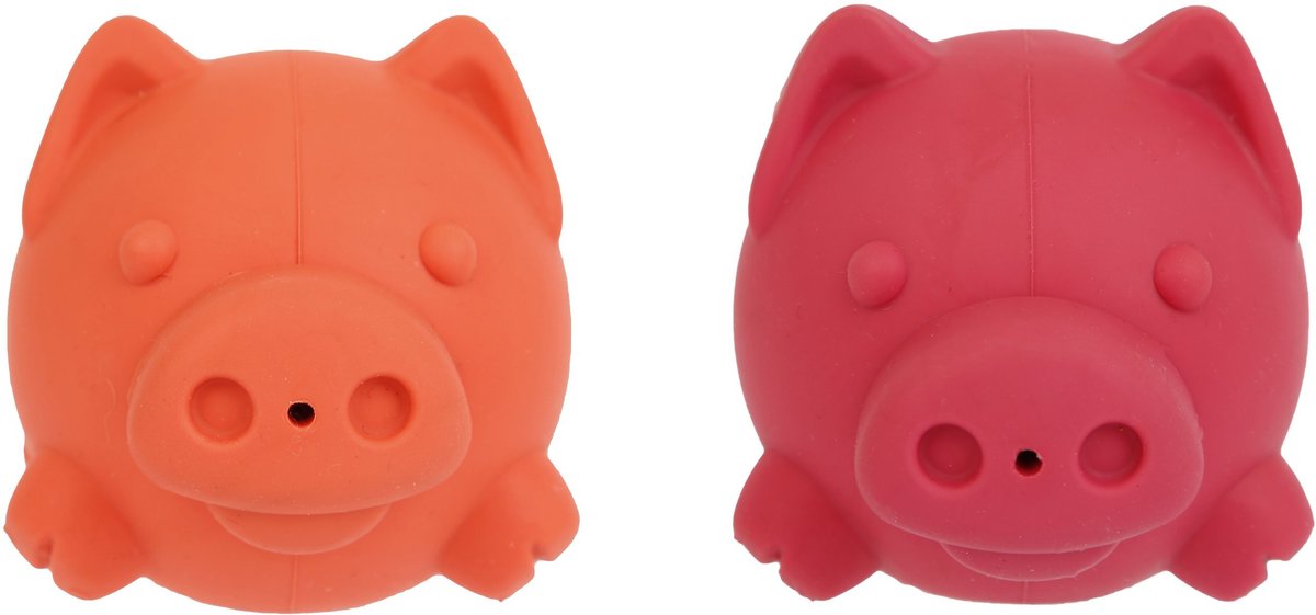 Hartz Squeak & Treat Duck Squeaky Treat Dispenser Dog Toy, Color Varies