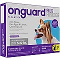 Onguard Plus Flea & Tick Spot Treatment for Dogs, 5-22 lbs, 6 Doses (6-mos. supply)