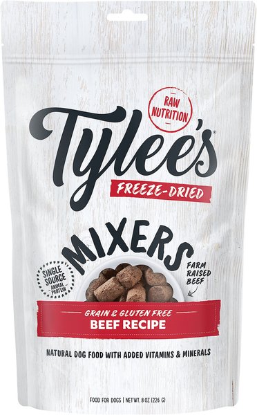 Tylee's Freeze-Dried Mixers for Dogs, Beef Recipe, 8-oz slide 1 of 6