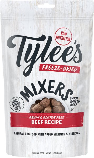 Tylee's Freeze-Dried Mixers for Dogs, Beef Recipe, 18oz slide 1 of 6