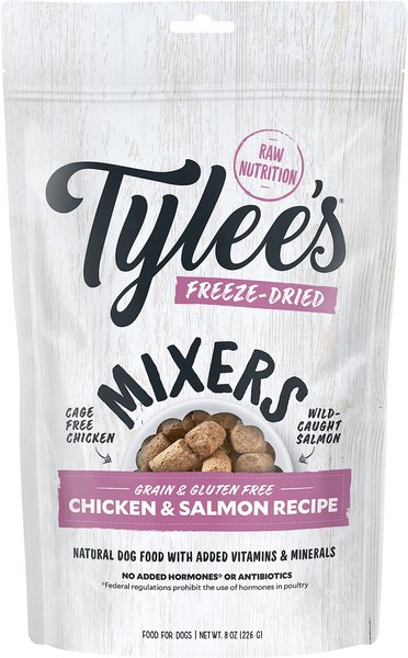 Tylee's Freeze-Dried Mixers for Dogs, Chicken & Salmon Recipe, 8oz slide 1 of 6