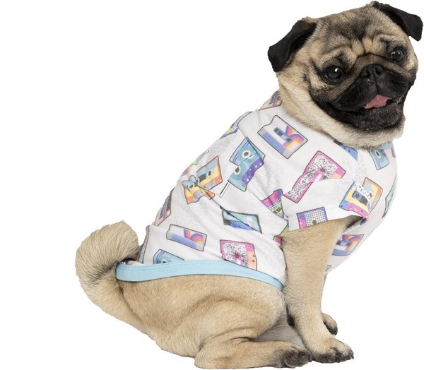 Canada Pooch Follow Me Tee Cassette Print Dog T-Shirt, Size 24 slide 1 of 5
