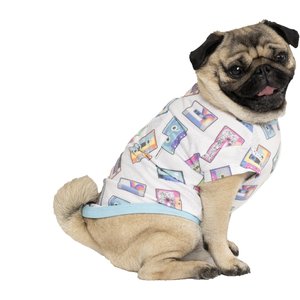 Canada Pooch Follow Me Tee Cassette Print Dog T-Shirt, Size 24