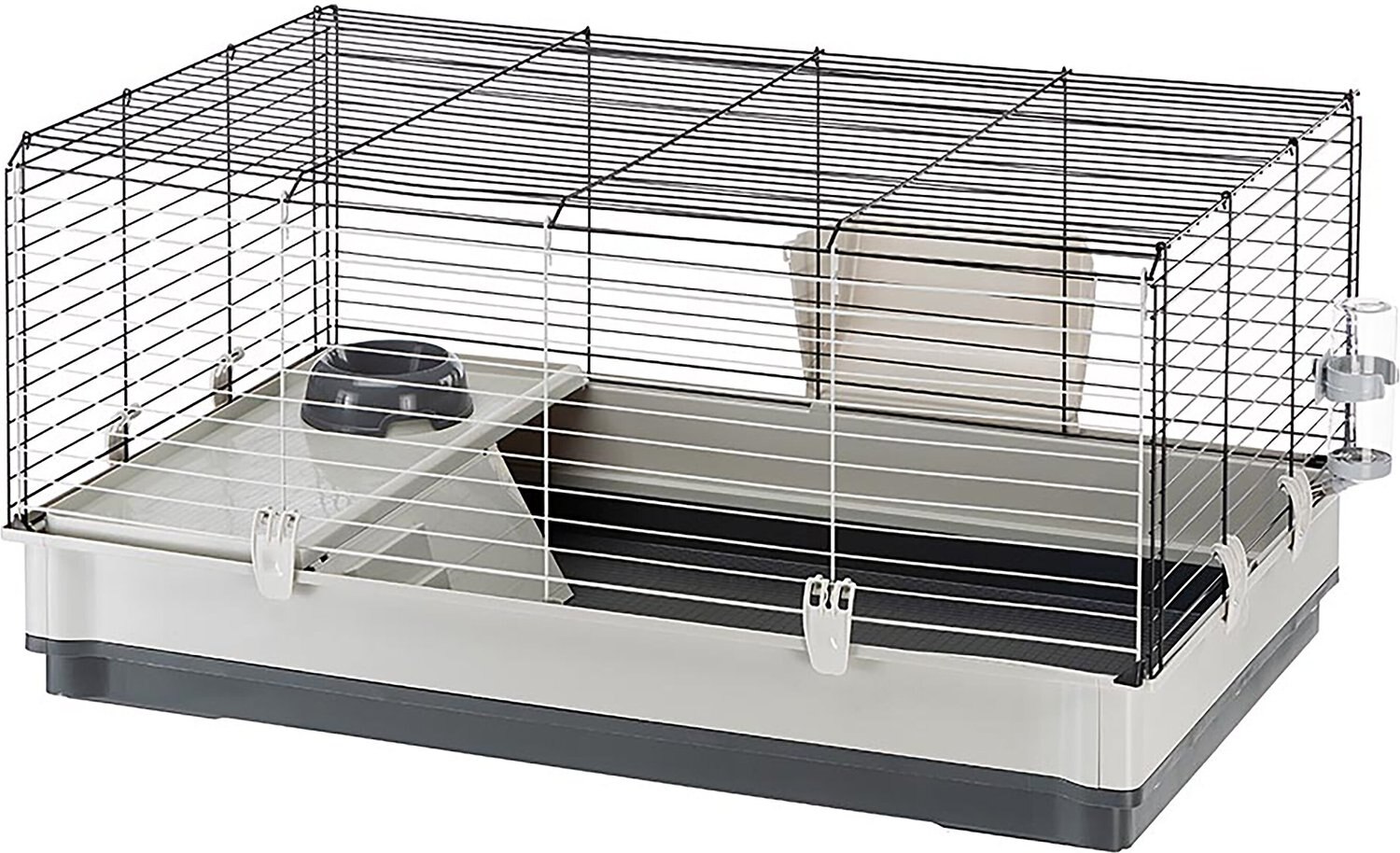 FERPLAST Krolik Rabbit Cage, Gray, Large
