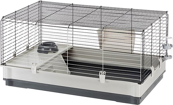 Ferplast Krolik Rabbit Cage, Gray, Large slide 1 of 5