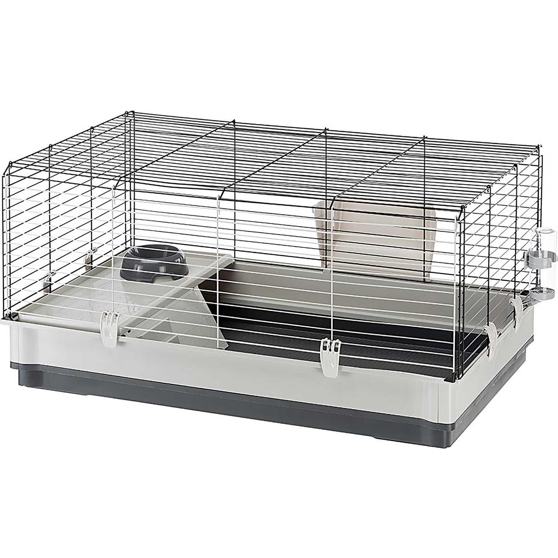 FERPLAST Krolik Rabbit Cage, Gray, Large