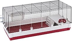 Ferplast Krolik Rabbit Cage, Burgundy, X-Large