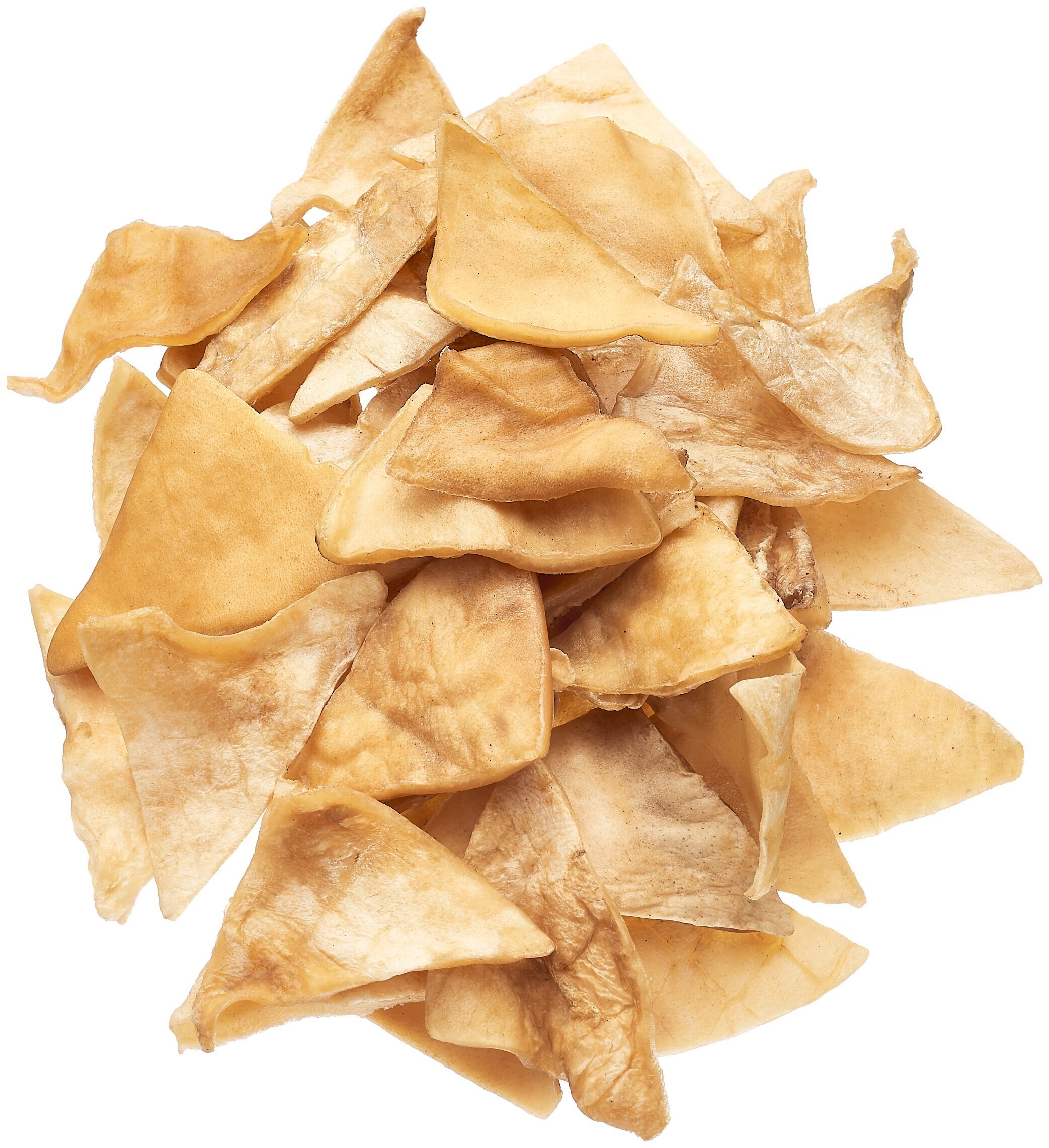 BONES & CHEWS Water Buffalo Cheek Chips Dog Treats, 16oz Customer Questions