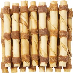 Bones & Chews 8" Jerky Wrappped Dog Treats, 15 ct