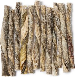 Bones & Chews 6" Cod Skin Twists Dog Treats, 12ct