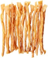 Bones & Chews Made in USA 6" Pork Skin Roll Dog Treats, 18 ct