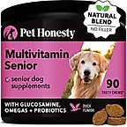 PetHonesty Duck Flavored Soft Chews Multivitamin for Senior Dogs, 90 count