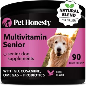 PetHonesty 10-for-1 Multivitamin with Glucosamine Smoked Duck Flavor