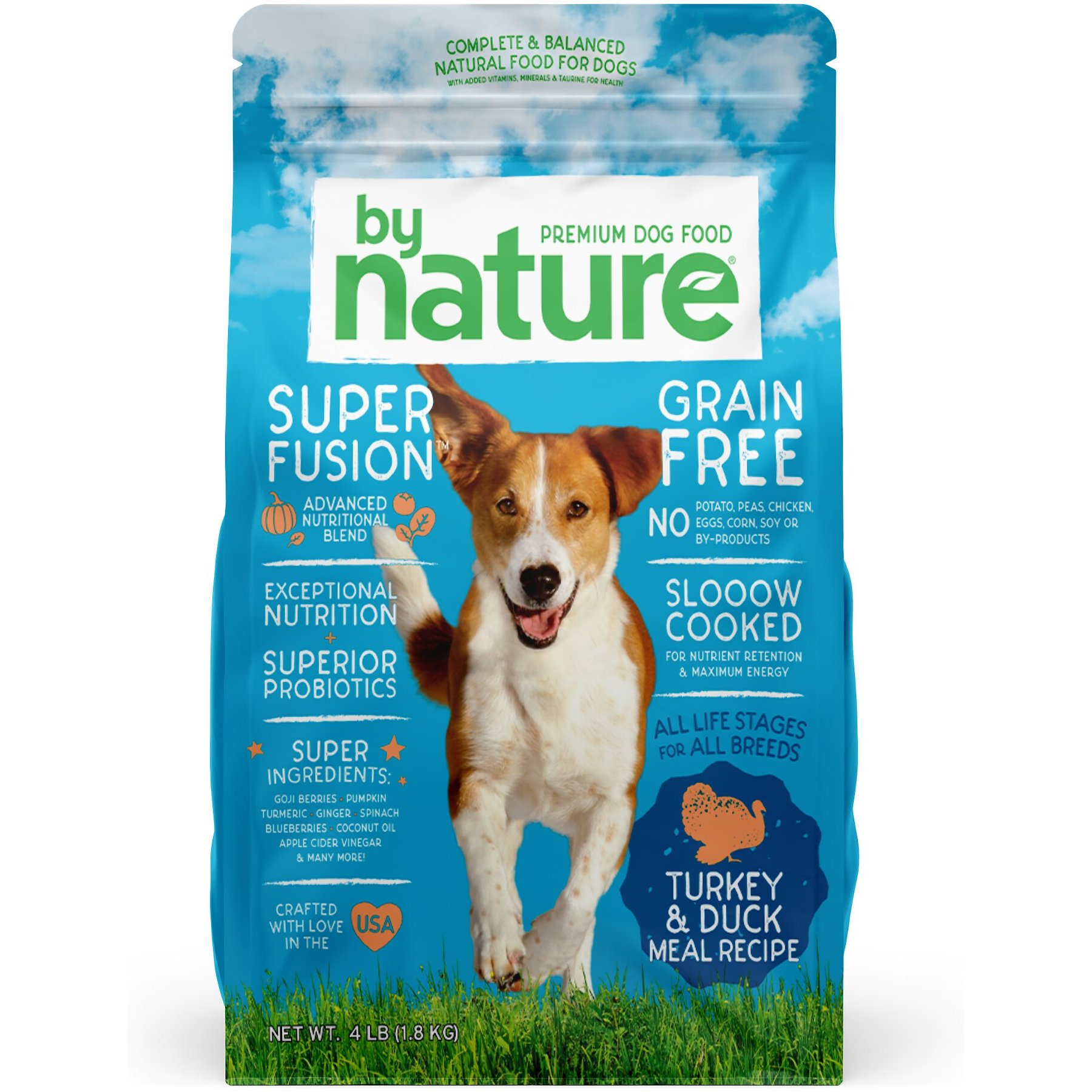 BY NATURE PET FOODS Grain Free Turkey Duck Recipe Dry Dog Food