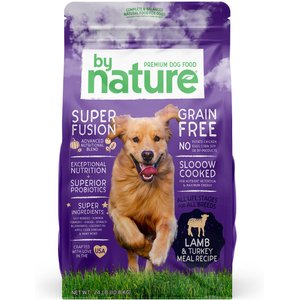By Nature Pet Foods Grain-Free Lamb & Turkey Recipe Dry Dog Food, 24-lb bag 