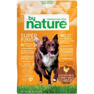 By Nature Pet Foods Chicken Meal & Turkey Meal with Brown Rice Recipe Dry Dog Food, 44-lb bag