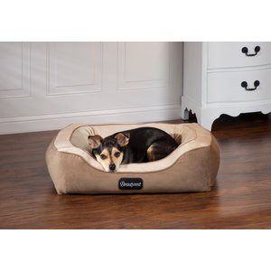 Beautyrest Cozy Cuddler Dog & Cat Bed, Brown, Medium