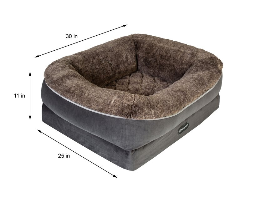 beautyrest large ultra plush cuddler pet bed