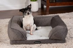 Beautyrest Supreme Comfort Couch Dog & Cat Bed, Gray, Medium