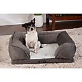 Beautyrest Supreme Comfort Couch Dog & Cat Bed, Gray, Medium