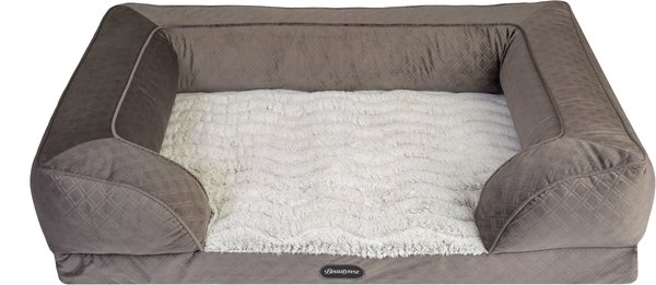 Beautyrest Supreme Comfort Couch Dog & Cat Bed, Gray, X-Large slide 1 of 5