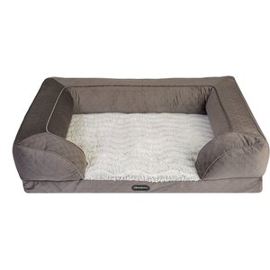 Beautyrest Supreme Comfort Couch Dog & Cat Bed, Gray, X-Large
