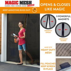 Magic Mesh Hands-Free Garage Screen Dog & Cat Door slide 2 of 9