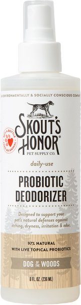 Skout's Honor Dog of the Woods Probiotic Dog Deodorizer, 8-oz bottle slide 1 of 8