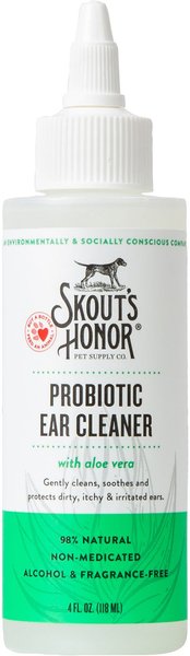 Skout's Honor Probiotic Dog Ear Cleaner, 4-oz bottle slide 1 of 8