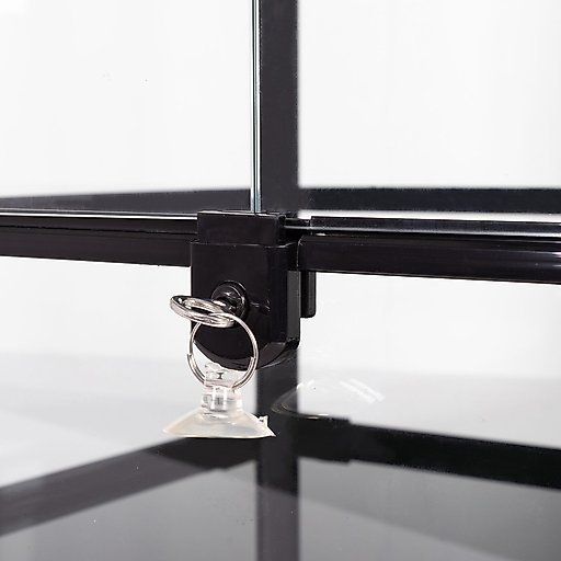 REPTI ZOO Double Hinge Glass Reptile Terrarium, 50-gal