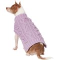 Frisco Bobble-Knit Dog & Cat Turtleneck Sweater, Lavender, X-Small