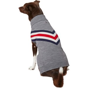 Frisco Chevron Dog & Cat Turtleneck Sweater, Small