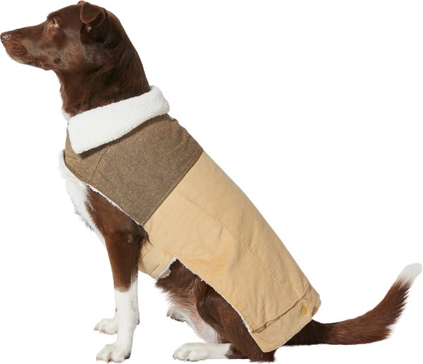 Discontinued FRISCO Corduroy Insulated Dog Cat Jacket Tan XXX Large Chewy