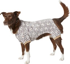 Frisco Dog & Cat Cozy Fleece PJs, Bears, Large