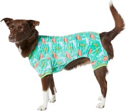 Frisco Dog & Cat Cozy Fleece PJs, Dinosaurs, Medium