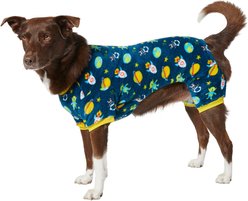 Frisco Dog & Cat Cozy Fleece PJs, Outer Space, Small