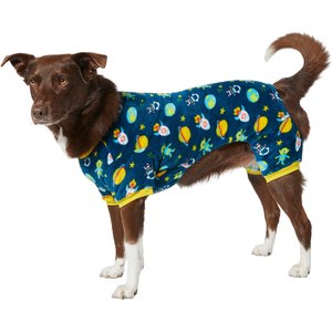 Frisco Dog & Cat Cozy Fleece PJs, Outer Space, Large