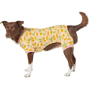 Frisco Dog & Cat Cozy Fleece PJs, Foxes, X-Large