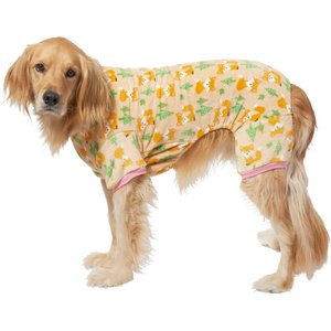 Frisco Dog & Cat Cozy Fleece PJs, Foxes, XX-Large