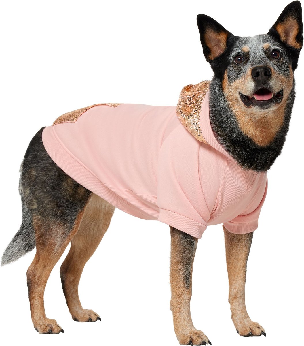 Sequin Dog Hoodie