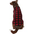 Frisco Ultra Lightweight Plaid Dog & Cat Fleece Vest, Red Plaid, Medium