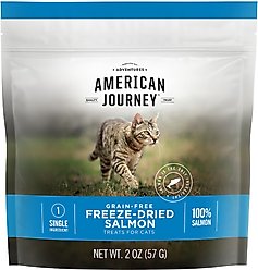 American Journey Salmon Flavor Grain-Free Freeze-Dried Cat Treats 2-oz bag slide 1 of 9