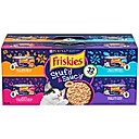 Friskies Stuf'd & Sauc'd Chicken, Tuna, Turkey, Salmon & Shrimp Variety Pack Canned Cat Food, 5.5-oz can, case of 32
