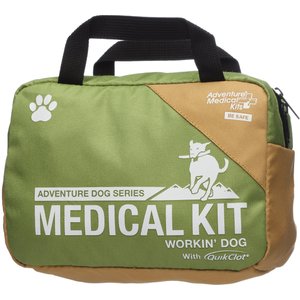 Adventure Medical Kits Dog Series Workin' Dog with QuickClot First Aid Kit for Dogs
