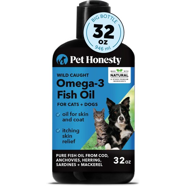 PETHONESTY Omega3 Fish Oil Immune, Joint & Skin & Coat Supplement for