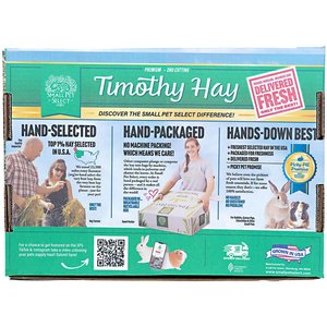 Small Pet Select Second Cut Timothy Hay Small Animal Food, 12-lb box